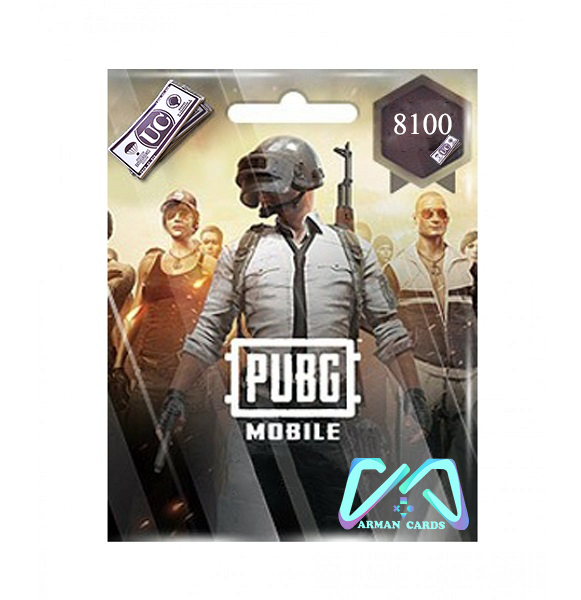 PUBG Mobile 8100 UC (Global) Pin