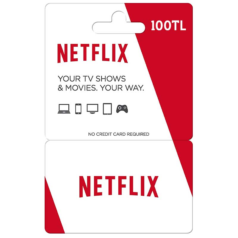 Netflix Gift Card (TL) 100