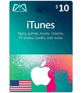 iTunes USA 10$ Gift Card