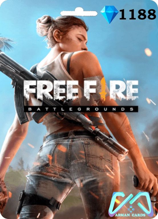 Free Fire 1188 Diamonds Instant Top Up